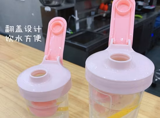 500ml 700ml BPA livre plástico proteína shaker garrafa de água ginásio shaker copos de água marca OEM