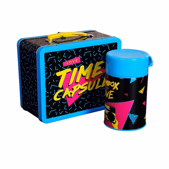 Por atacado lancheiras infantis lancheira de metal